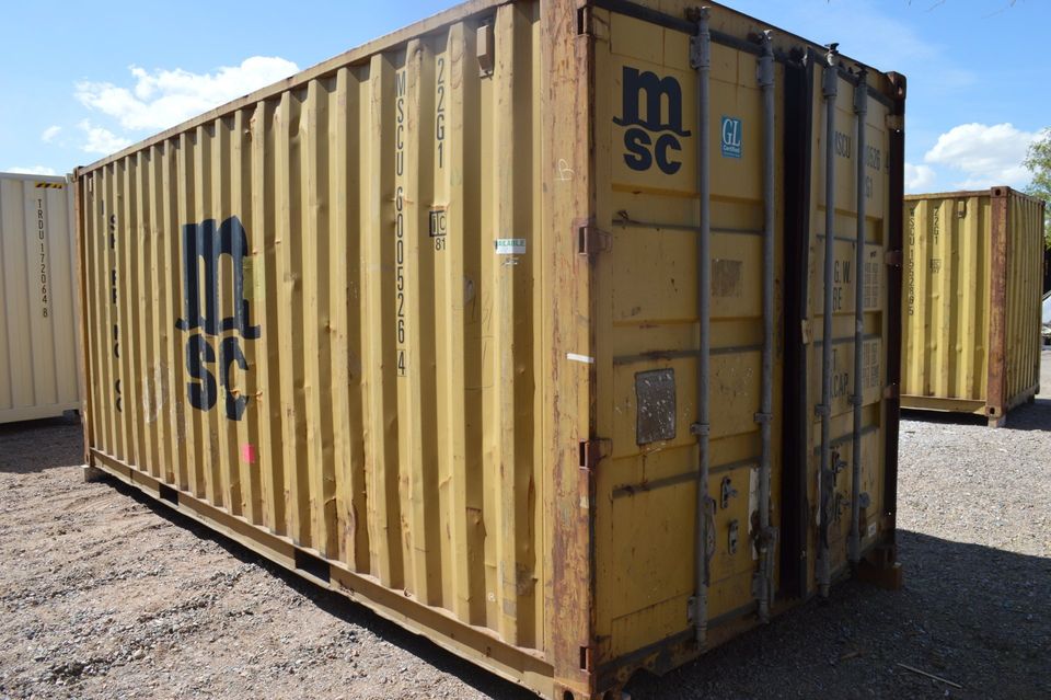 A 20' Wind and Watertight (WWT) Shipping Container