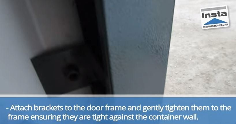 How to Install a Cargo Container Door- Step 10