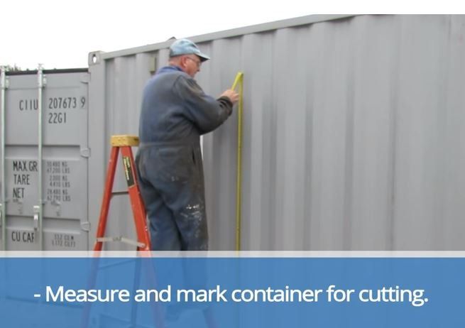 How to Install a Cargo Container Door- Step 2