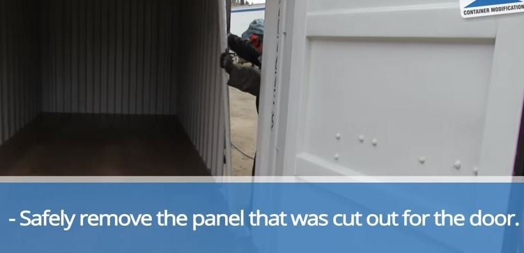 How to Install a Cargo Container Door- Step 5