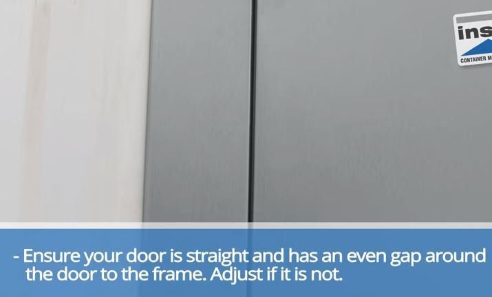How to Install a Cargo Container Door- Step 9