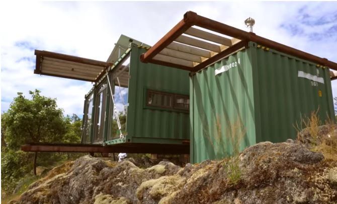 Off the Grid Shipping Container Home