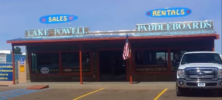 Final Exterior of the Lake Powell PaddleBoards Shipping Container Build