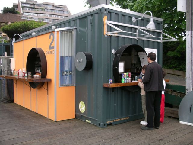 Restaurant Redesign with Shipping Containers