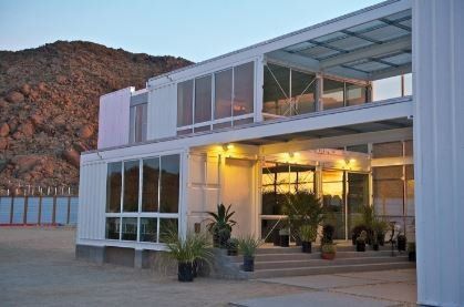 Shipping Container Desert Home Mansion Living 