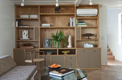 Shipping Container Home Bookcase 