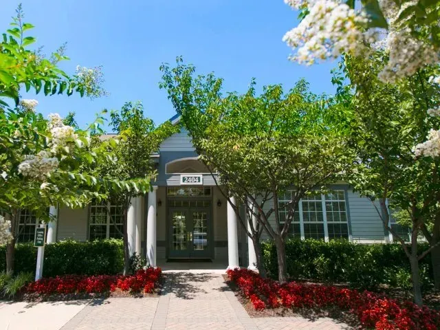 Leasing office at The Groves at Piney Orchard.