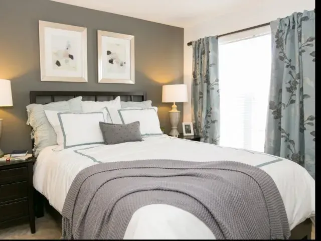 Bedroom at The Groves at Piney Orchard.