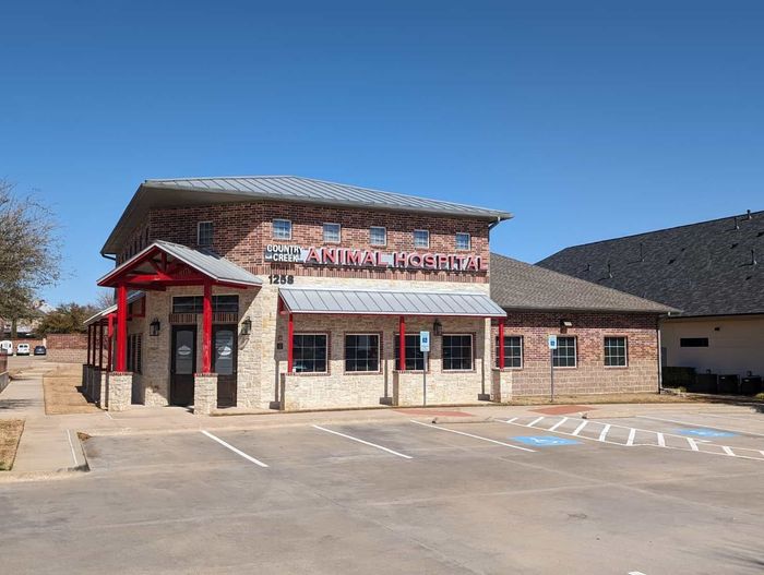 Country Creek Animal Hospital exterior, vet in allen tx