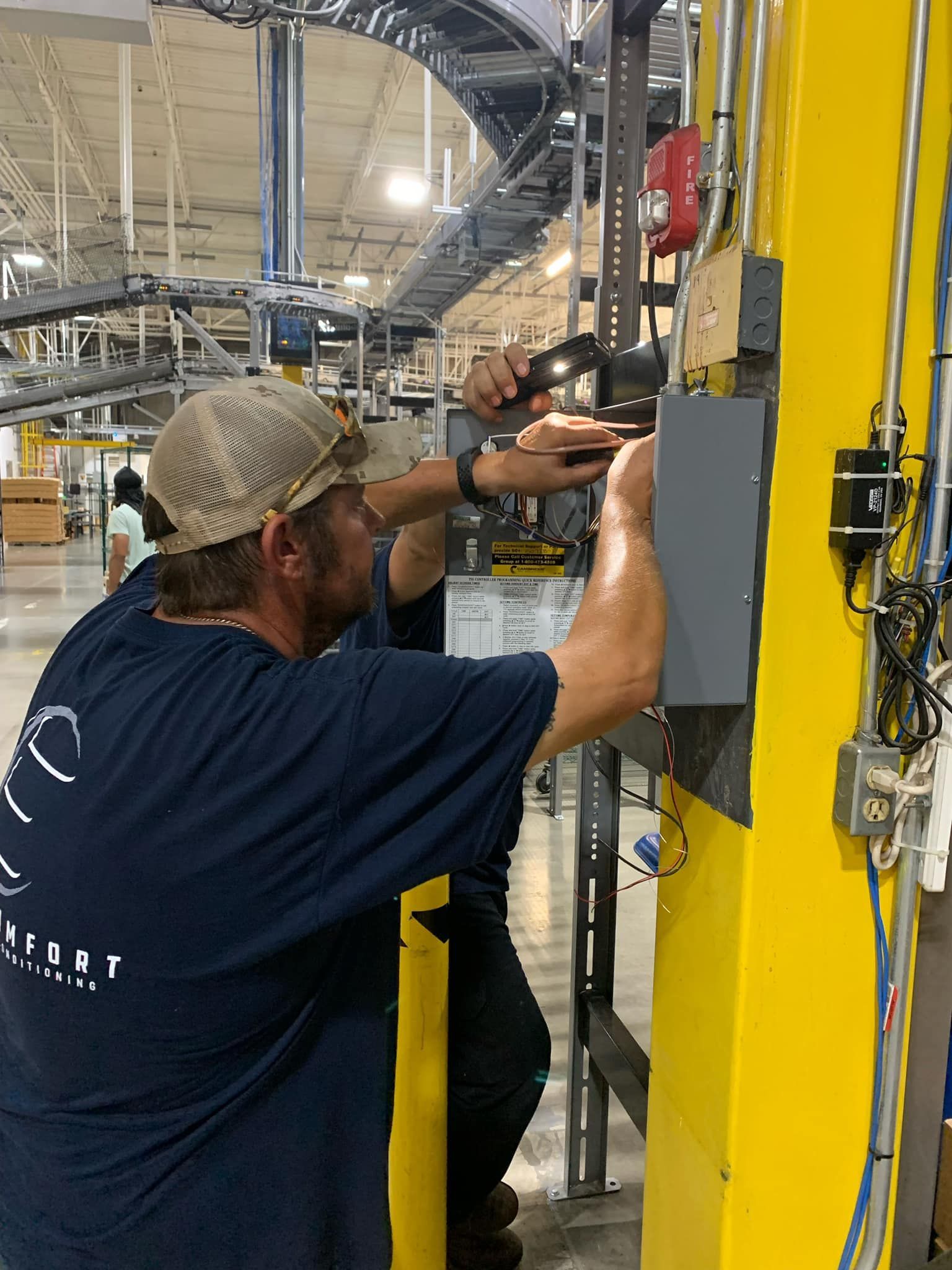 Man In Blue Shirt - Saint John, IN - Elite Comfort Heating And Air Conditioning LLC