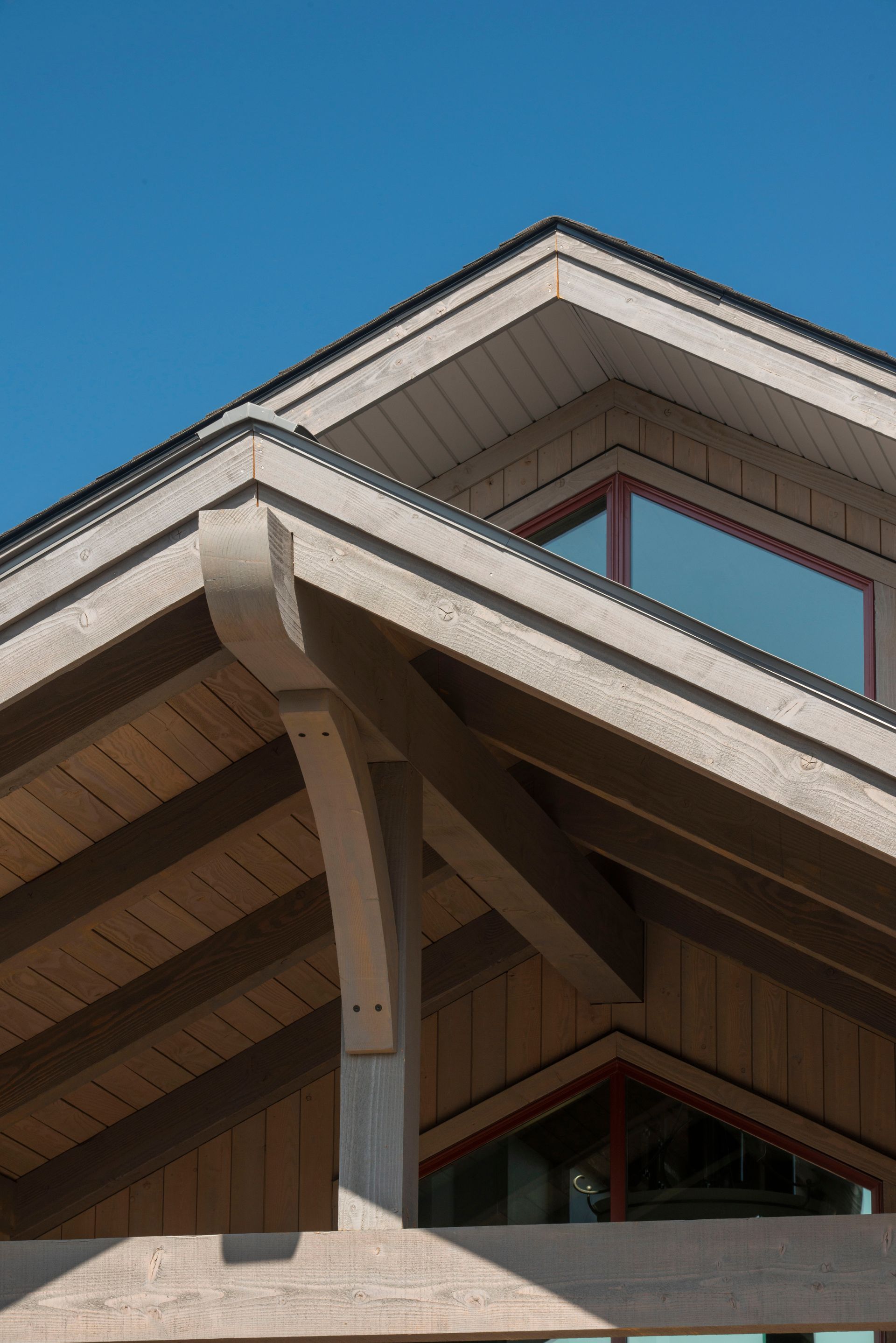 The exterior of a custom home in Bozeman MT by Cavallini Construction