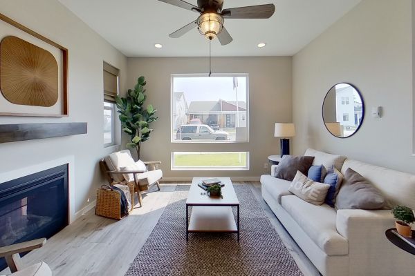 A custom open floor plan home in Bozeman MT by Cavallini Construction