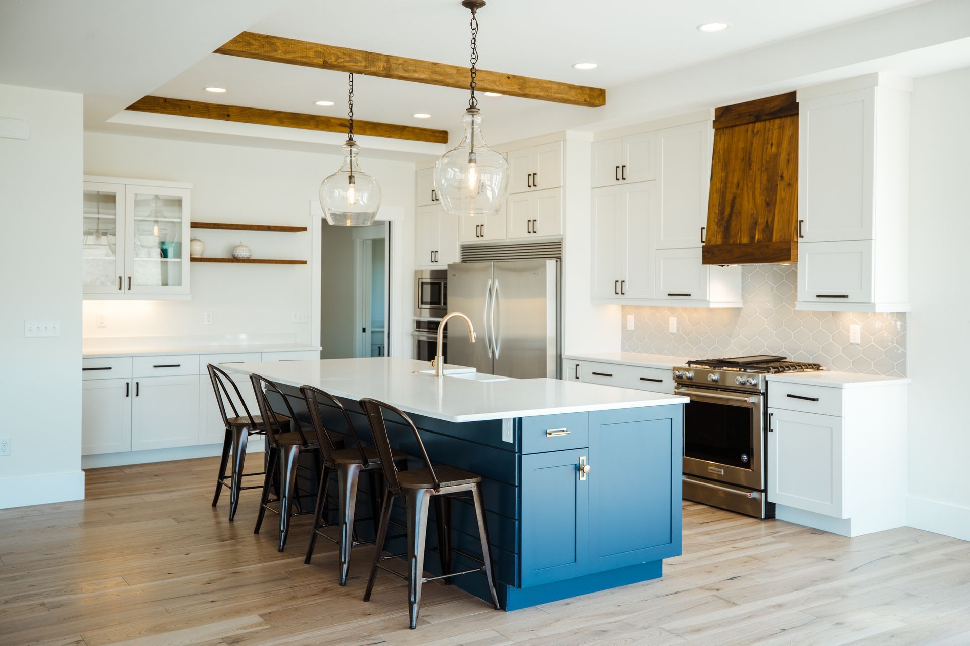 A kitchen renovation in Bozeman MT by Cavallini Construction