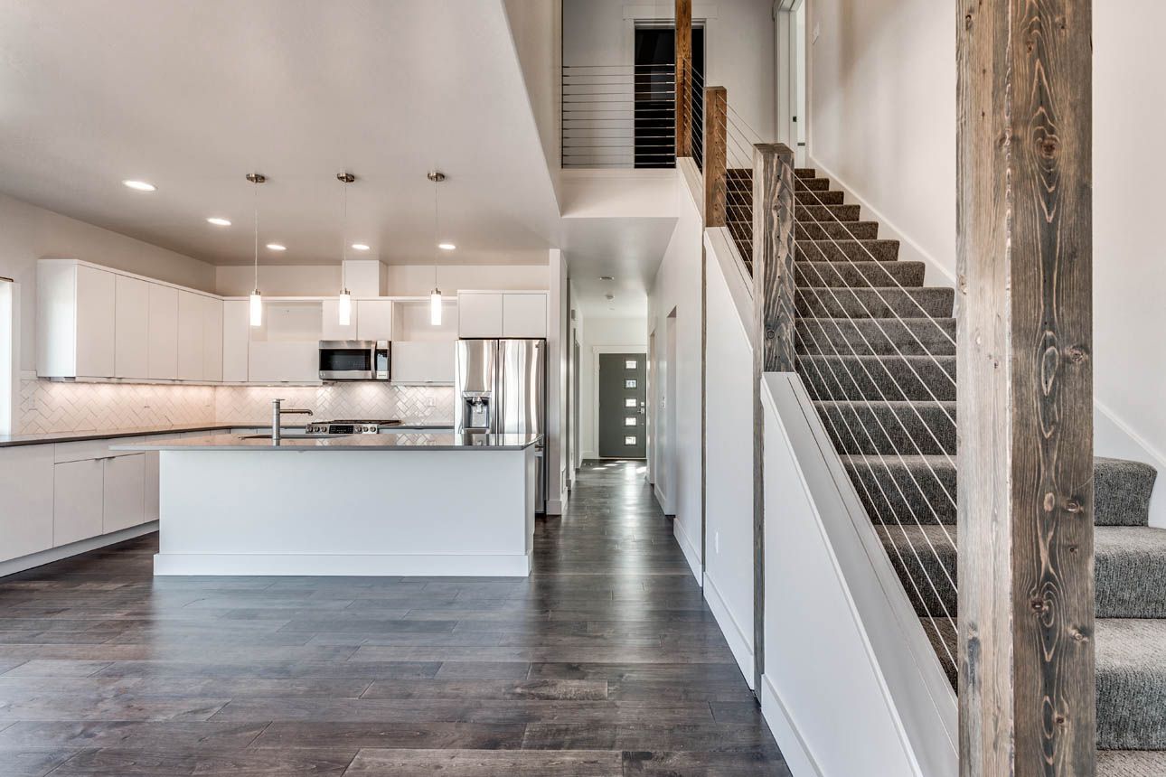 A custom open floor plan home in Bozeman MT by Cavallini Construction