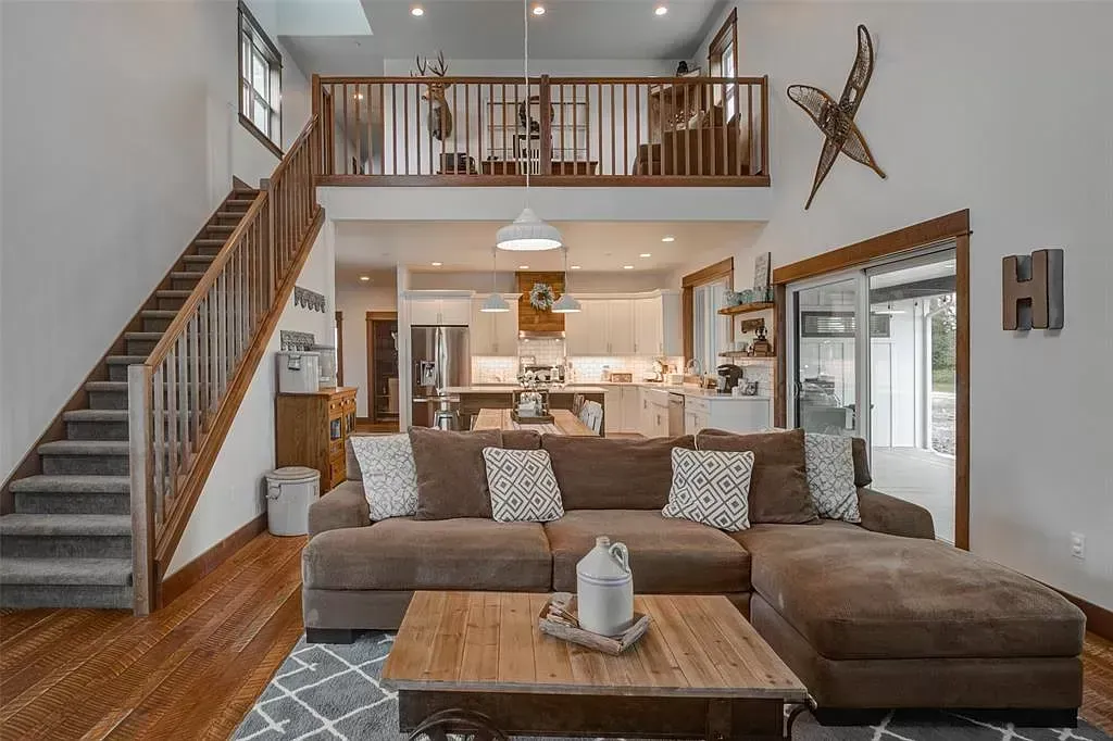 An open concept custom home in Bozeman MT by Cavallini Construction