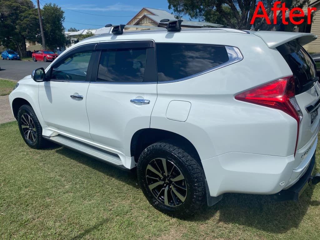 White Car Professionally Restored by Panel Beater — Car Restoration in Taree, NSW