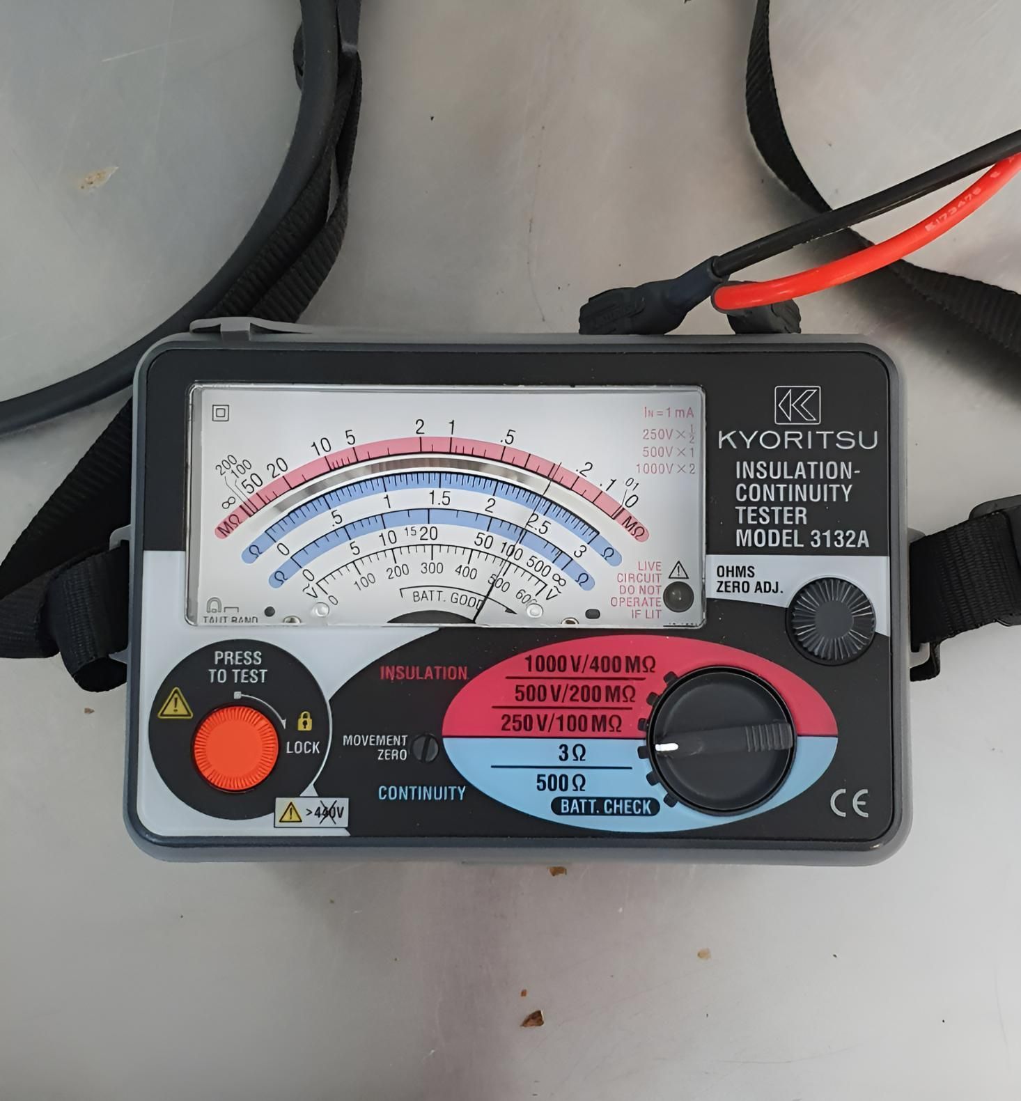 A Kyoritsu Insulation Continuity Meter is Sitting on a Table — Reilly Electrical Services in Noosa, QLD