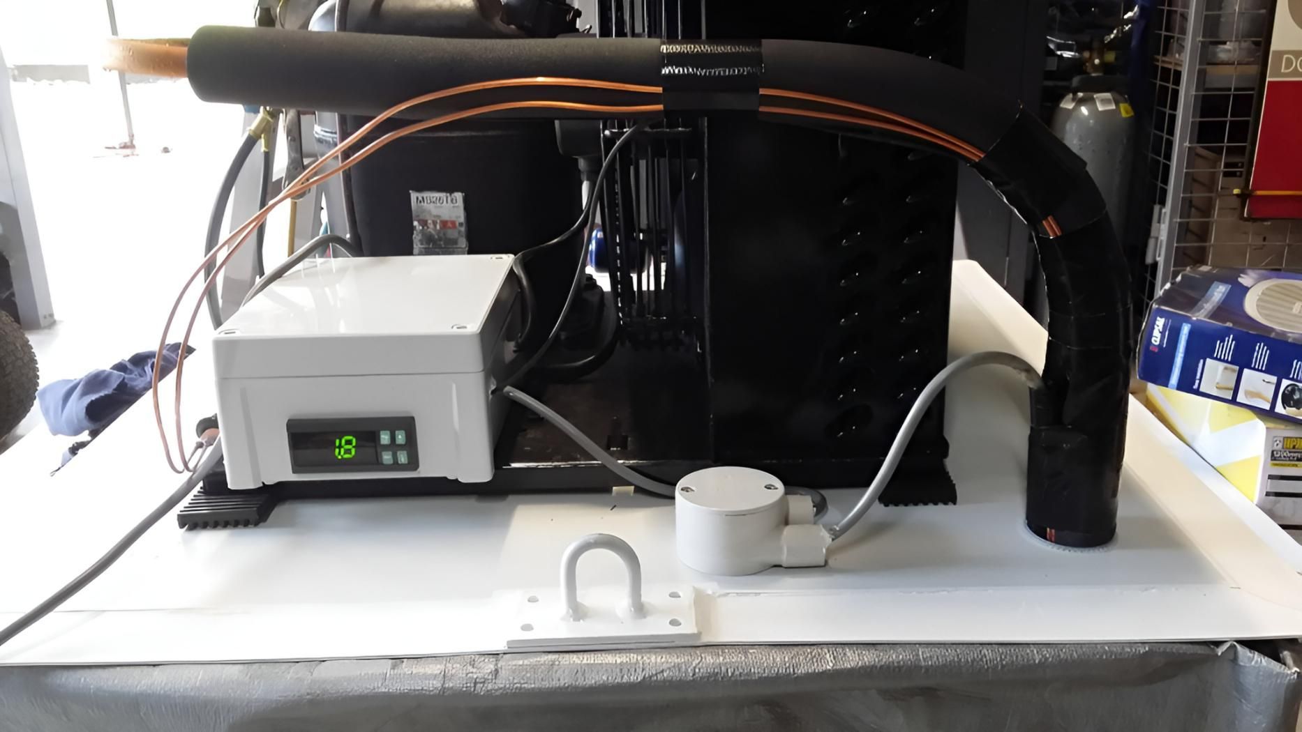 A White Box With the Number 0 on It — Reilly Electrical Services in Gympie, QLD