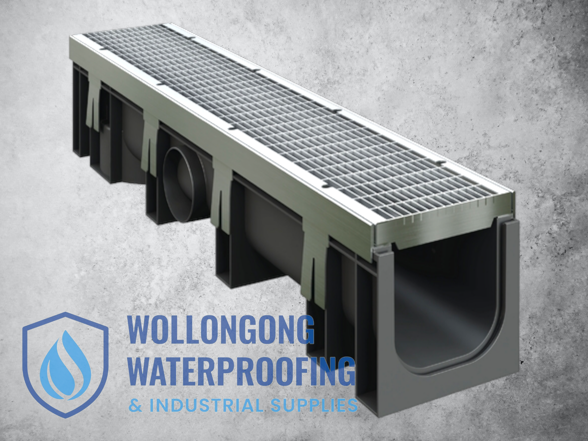 DuraDRAIN 150 Series Channel & Grate 1m