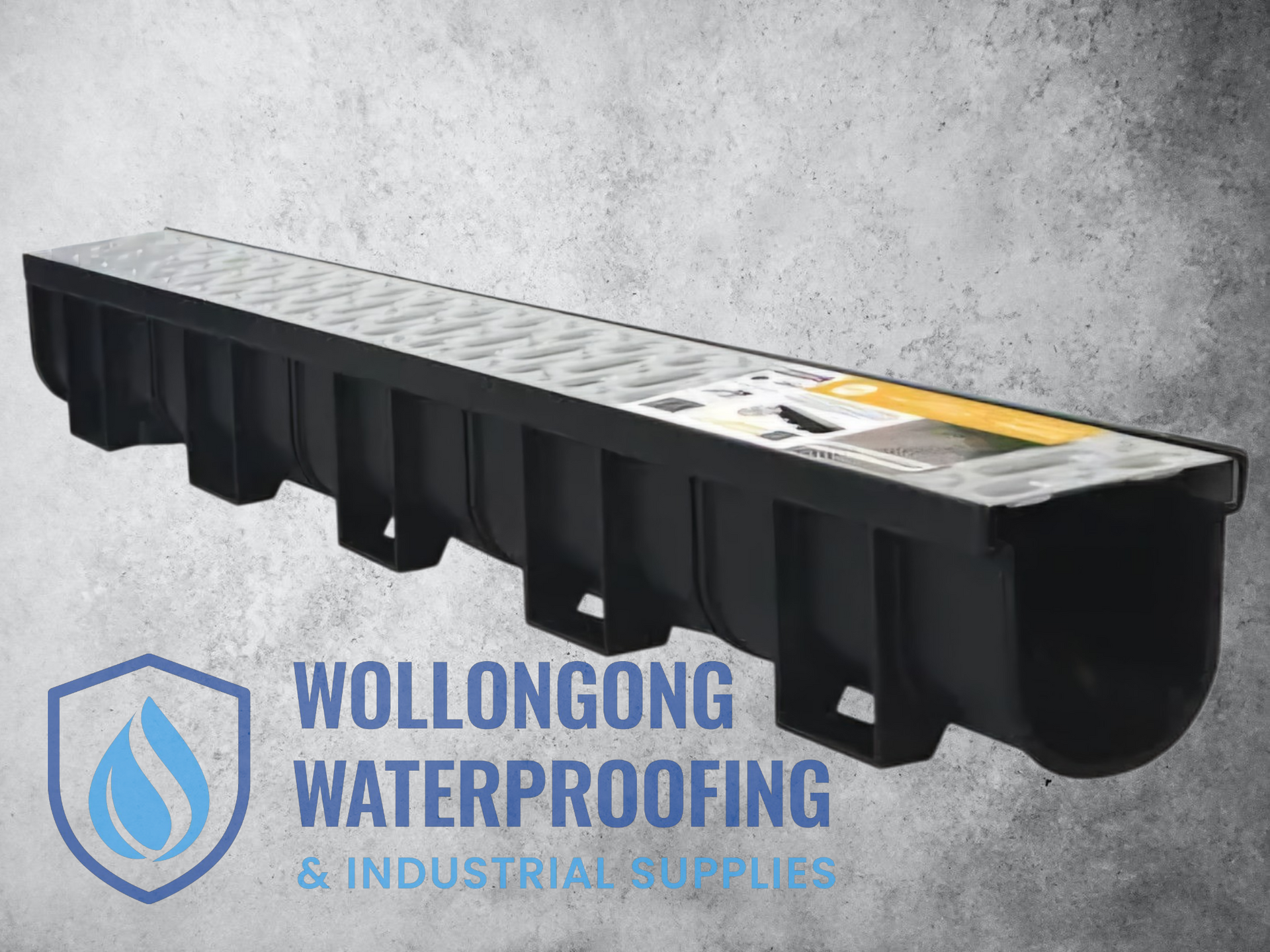 EasyDRAIN Channel w/ Stainless Steel Grate 3m