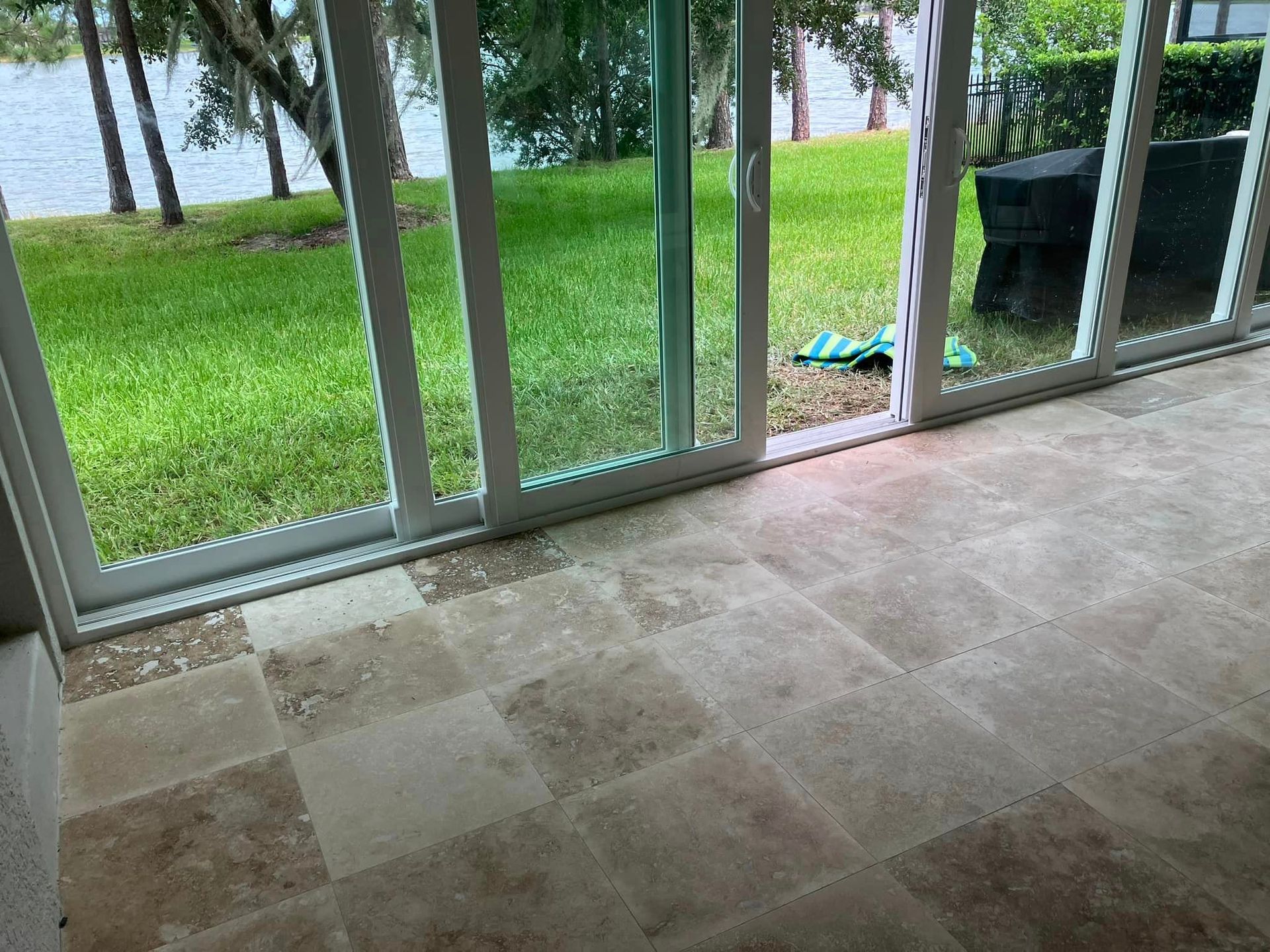 New sliding glass door — Windemere, FL — Valor Homes Construction LLC