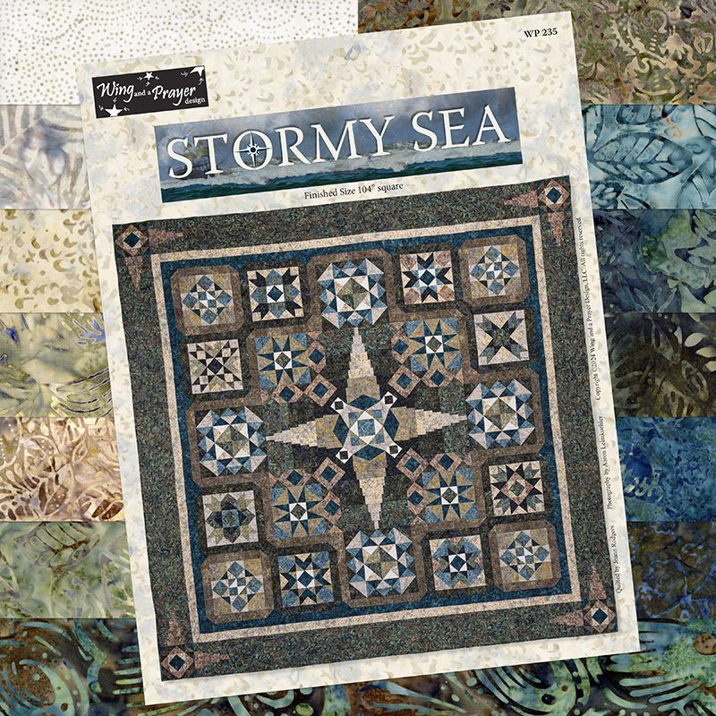 Stormy Sea Quilt Patterns | Wing and a Prayer Design