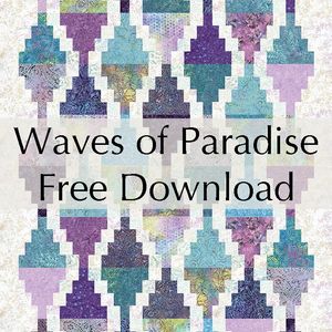 Waves of Paradise Free Pattern