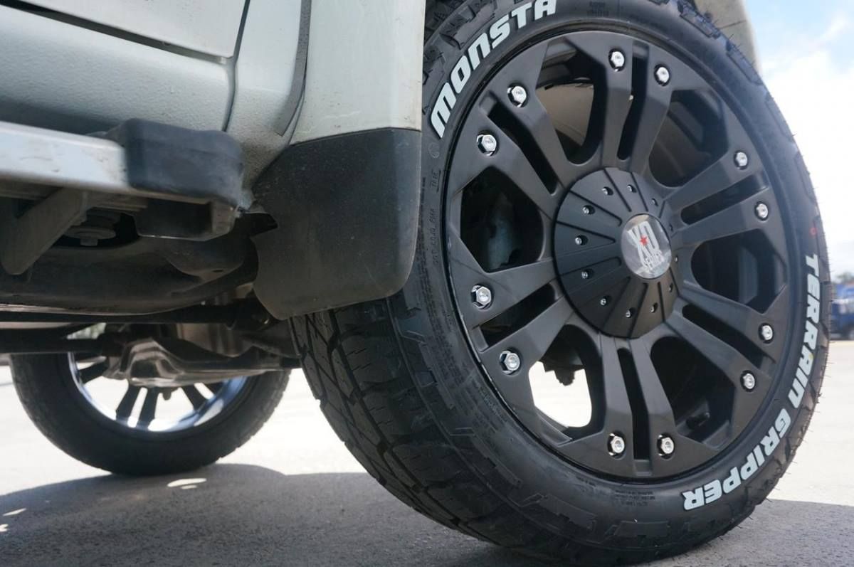 Black Custom Truck Wheel — Cairns Tyre Specialists In Cairns City, QLD