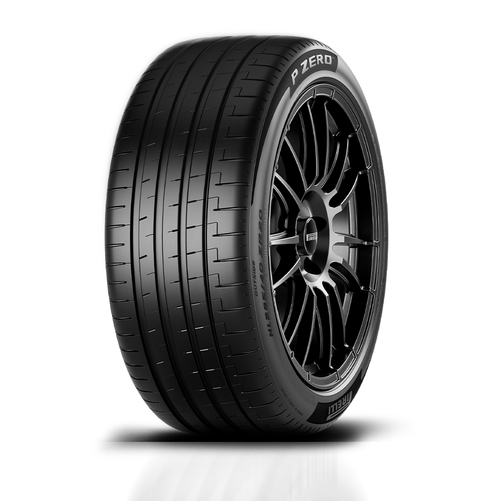 Pirelli P Zero Tire Mounted on a Black Alloy Wheel — Cairns Tyre Specialists In Cairns City, QLD