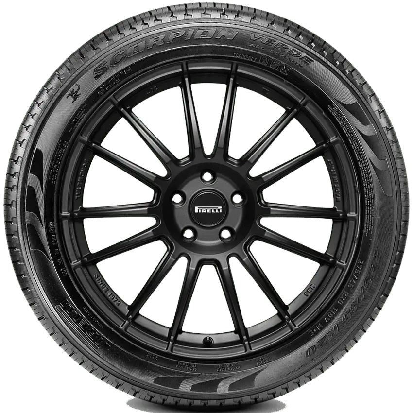 Black Pirelli Scorpion Tire on a Black Spoke Wheel — Cairns Tyre Specialists In Cairns City, QLD