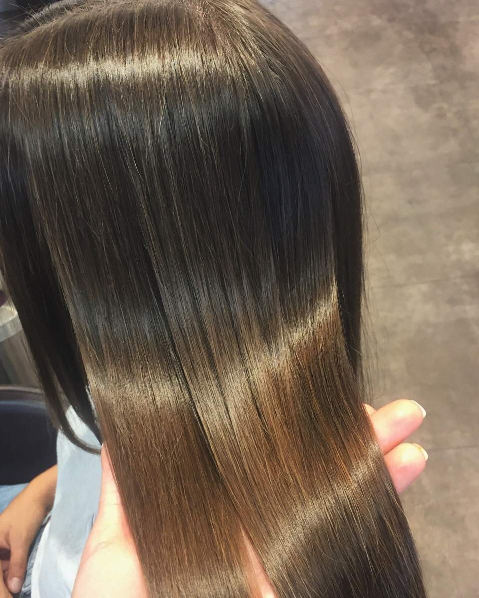 Trattamento lisciante alla cheratina