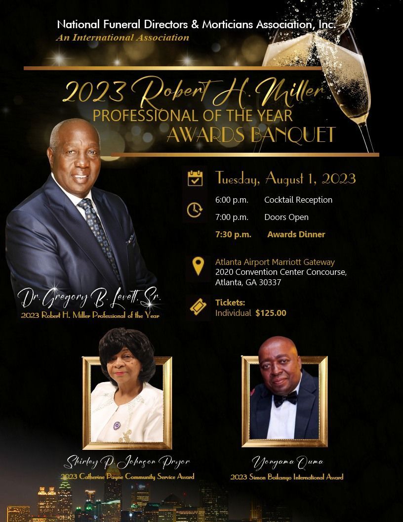 EVENT FLYERS National Funeral Directors & Morticians Associations