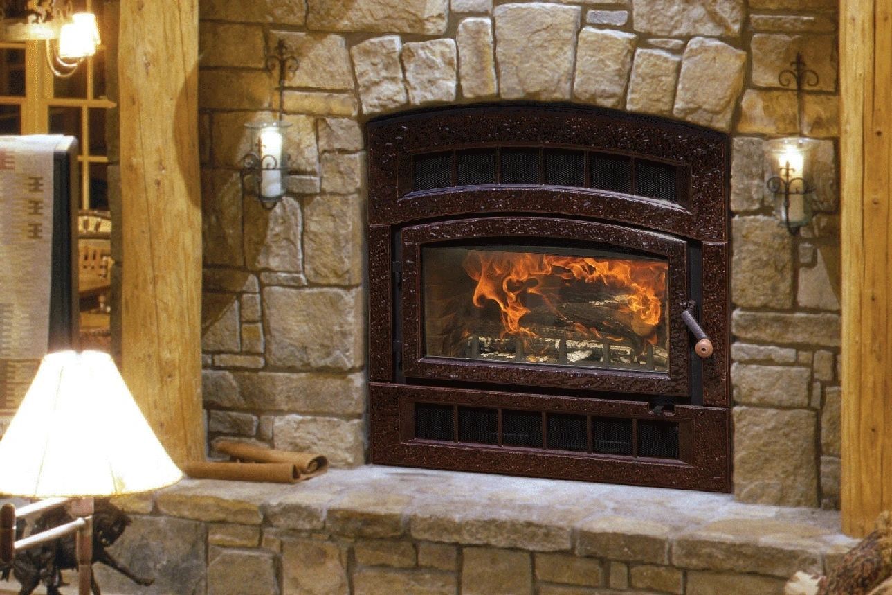 Fireplace and a Lamp — Flagstaff, AZ — Roof Dancers Inc.