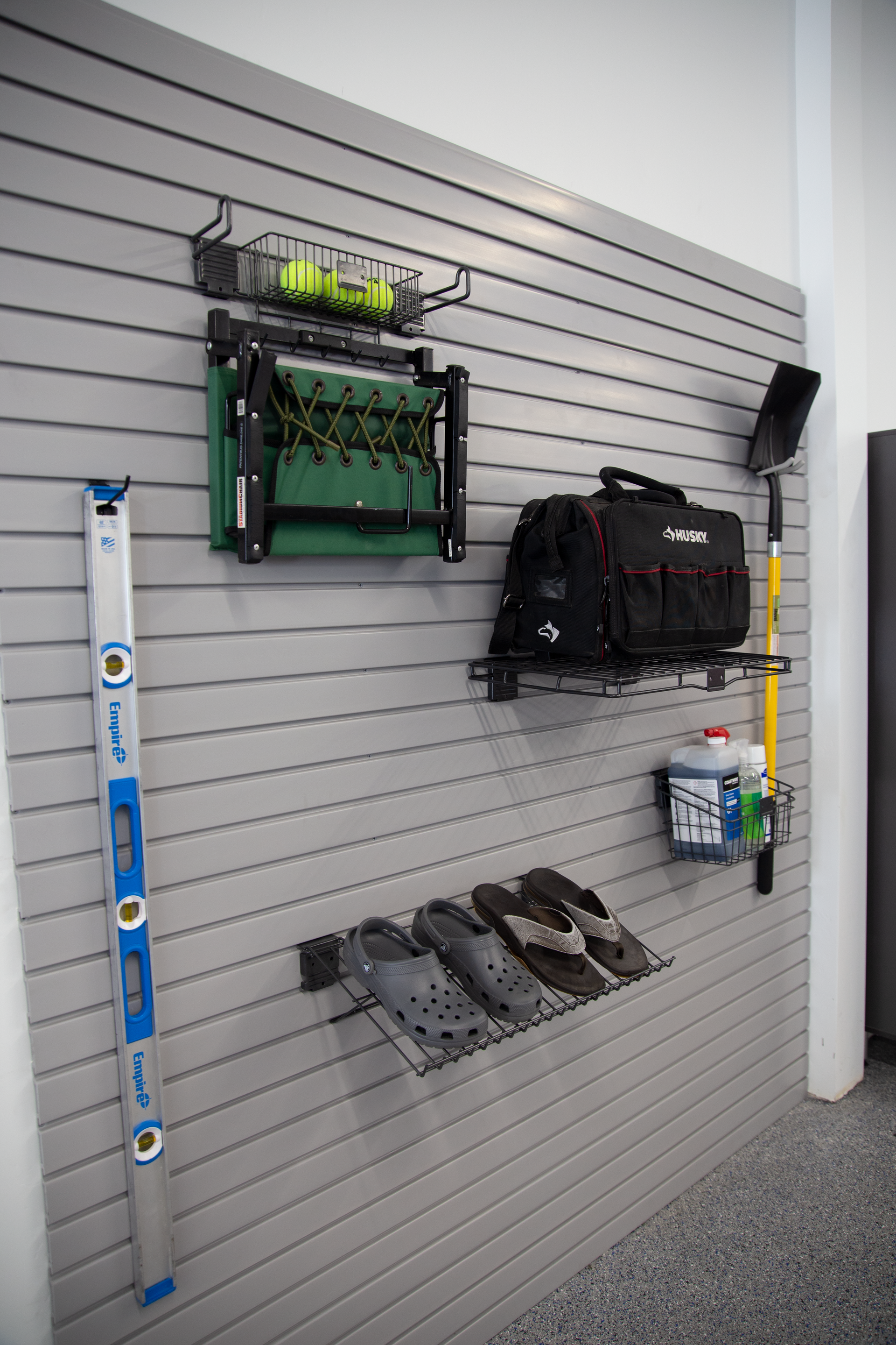 Garage wall organization