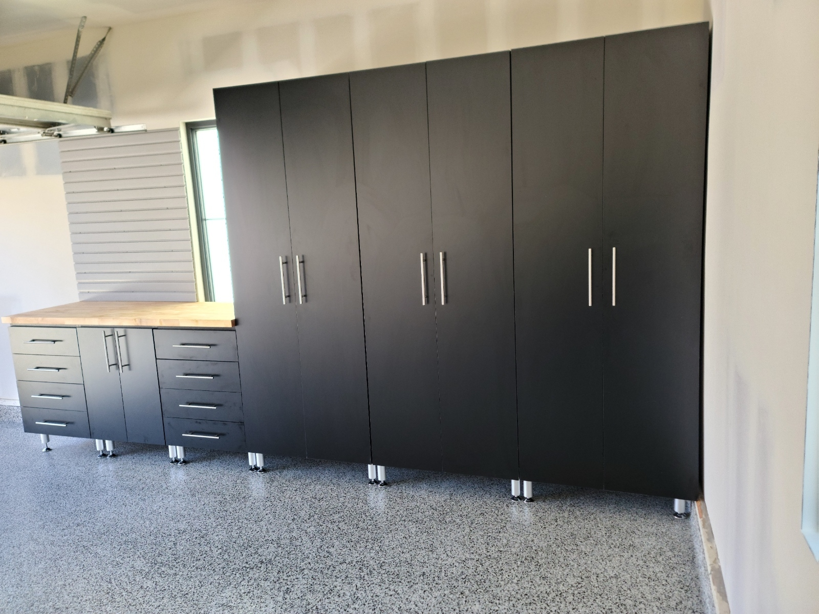 personalized garage organization cabinets