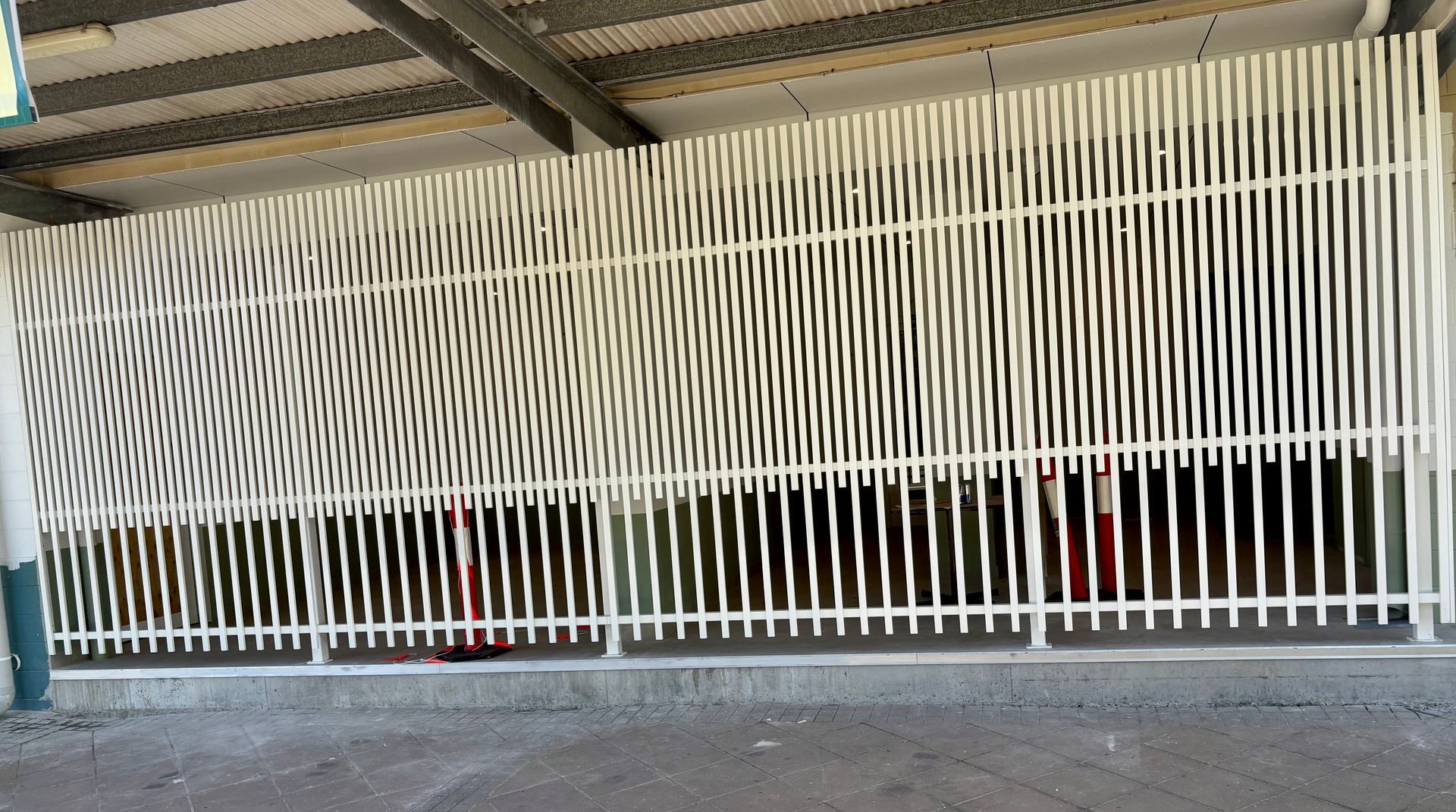 Close-up View of a Modern Building Facade — Townsville Stainless Steel in Garbutt, QLD
