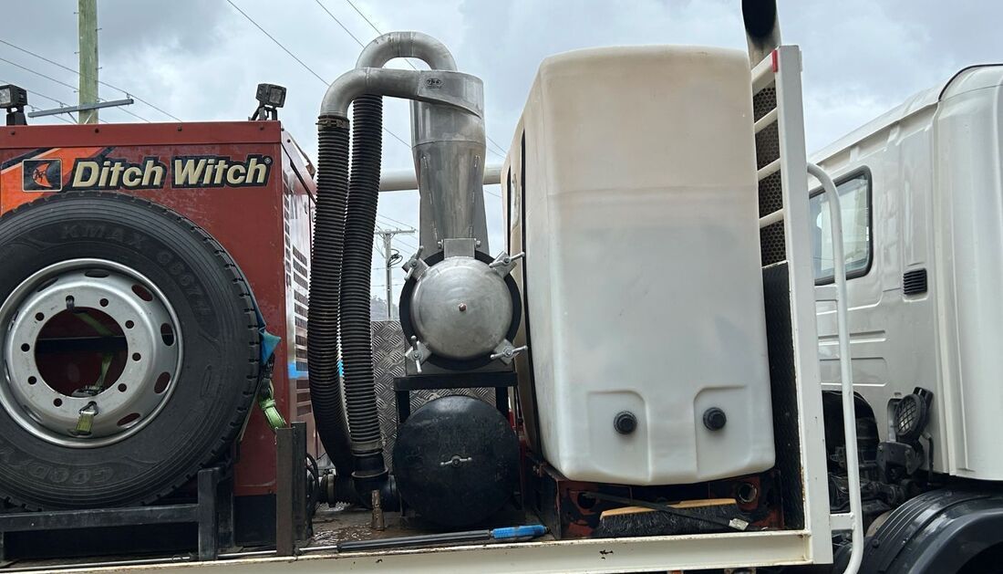 A Truck with A Large Tank on The Back of It — Townsville Stainless Steel in Garbutt, QLD