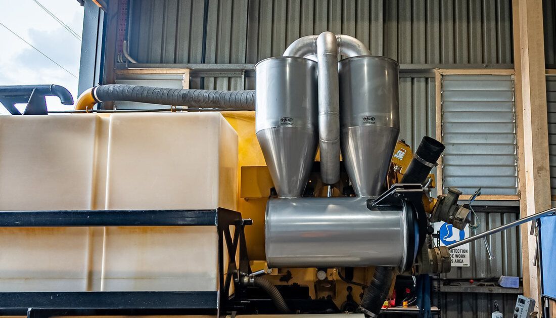 A Large Machine Is Sitting Inside of A Building — Townsville Stainless Steel in Garbutt, QLD