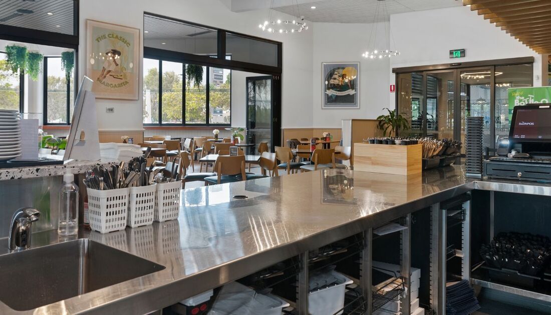 Steel Table on Kitchen — Townsville Stainless Steel in Garbutt, QLD