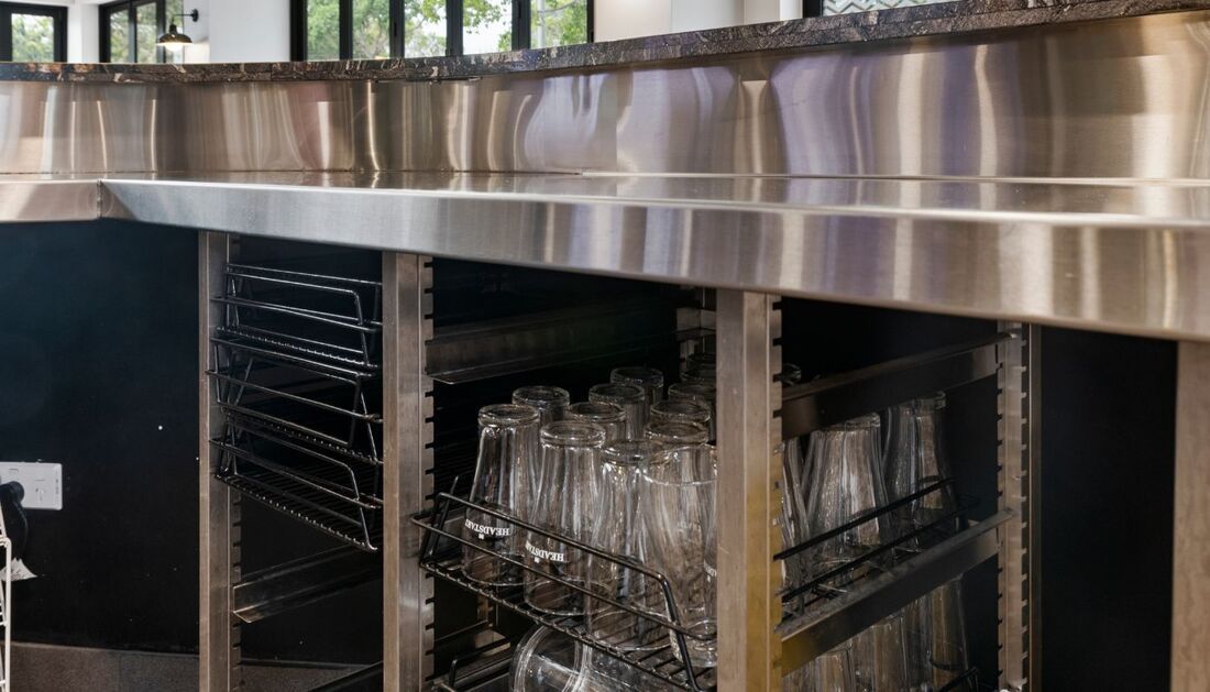 Metal Under Shelves — Townsville Stainless Steel in Garbutt, QLD