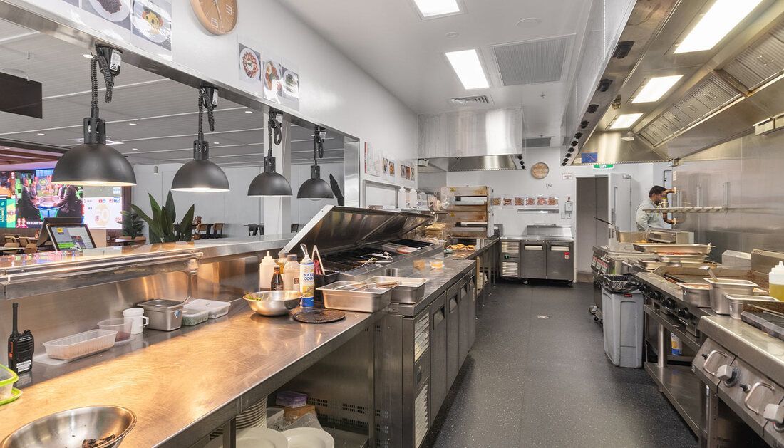 Kitchen Steel Cabinet and Tables — Townsville Stainless Steel in Garbutt, QLD