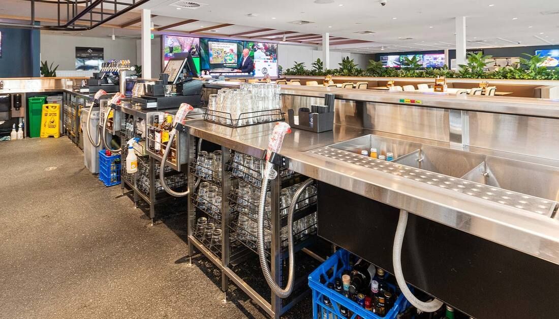 Steel Sports Bar — Townsville Stainless Steel in Garbutt, QLD