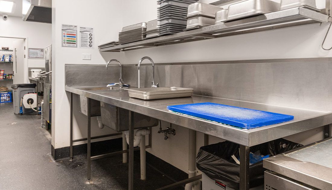Stainless Steel Kitchen Sink and Table — Townsville Stainless Steel in Garbutt, QLD