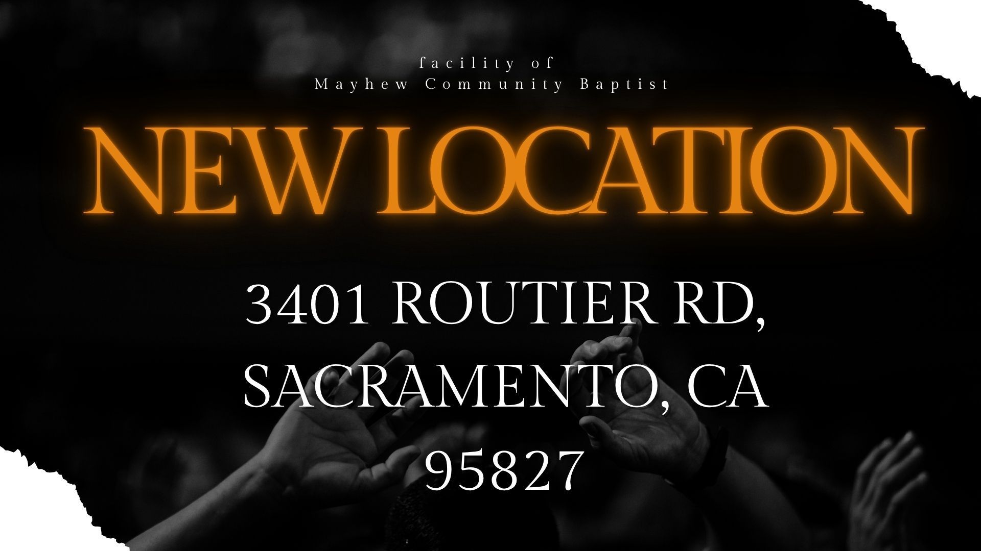 New Location 3401 Routier Road, Sacramento, CA 95827