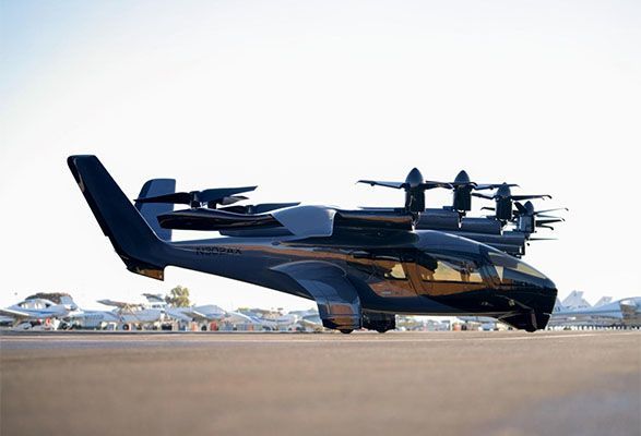 Image of an electric aircraft on a runway.