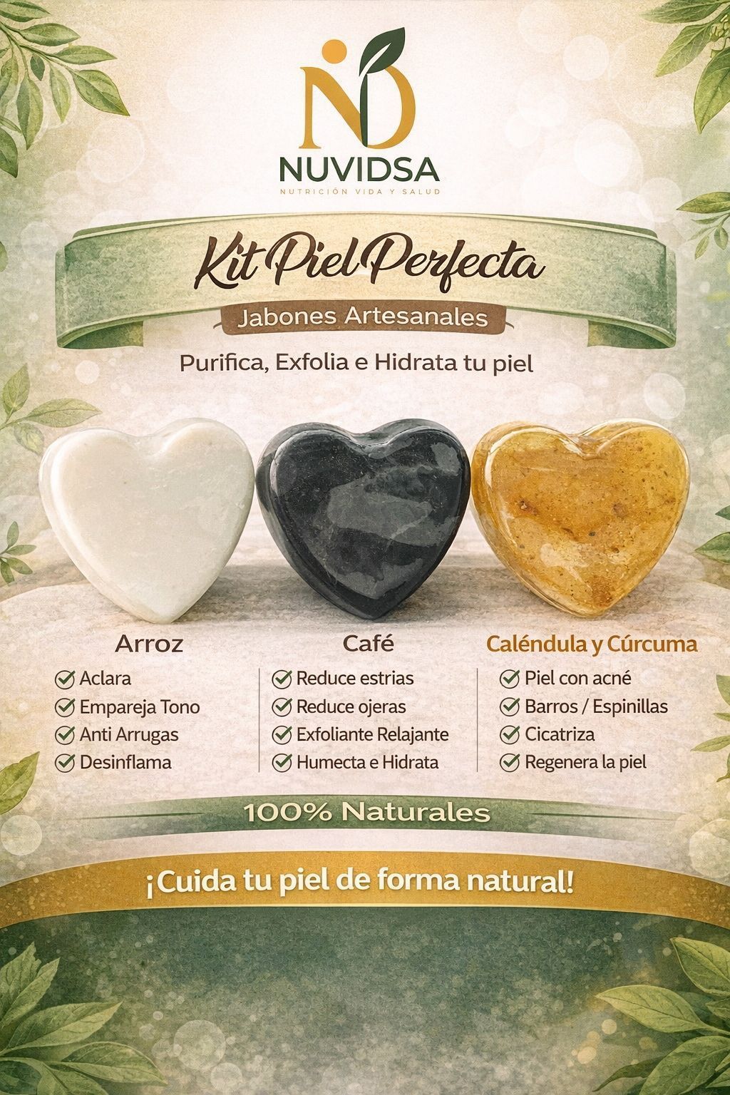 Anuncio de los jabones artesanales 