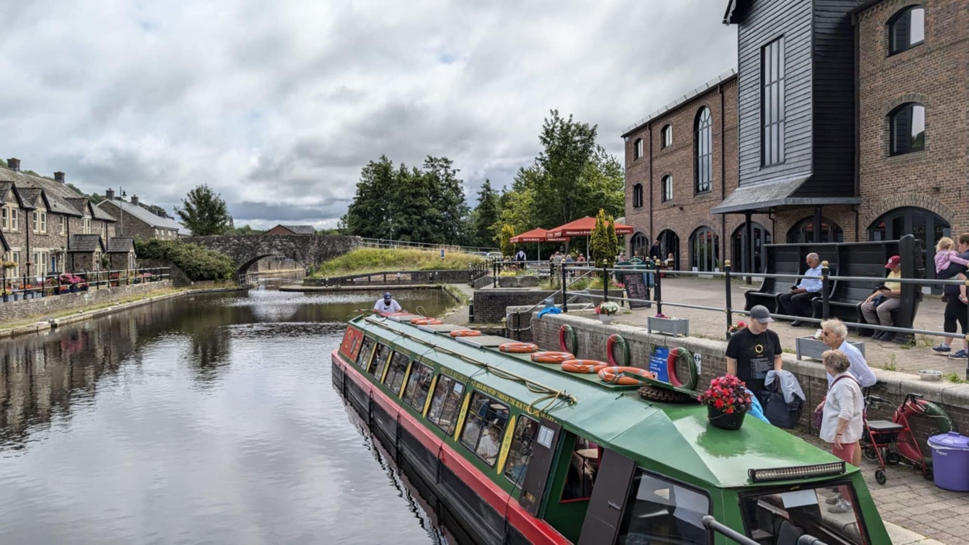 Brecon Canal boat