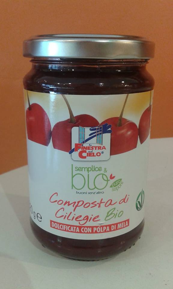 composta di ciliegie bio