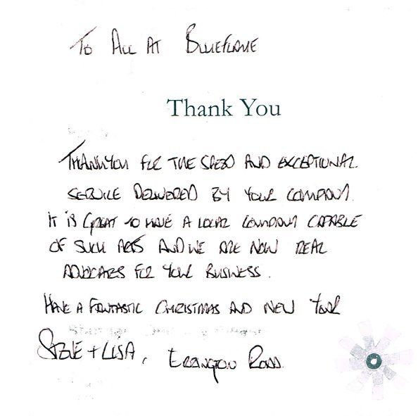 customer testimonial