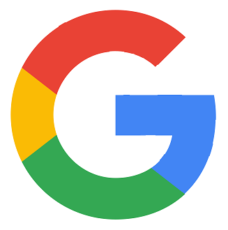 A google business icon with a blue awning and the letter g on it.